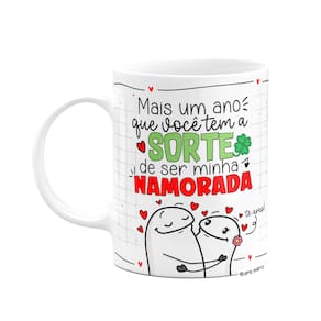 Caneca Flork Namorados - Sorte de ser sua namorada