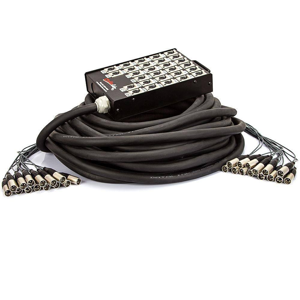 Medusa 36 Vias Com Conectores Xlr Neutrik - 25 Mt