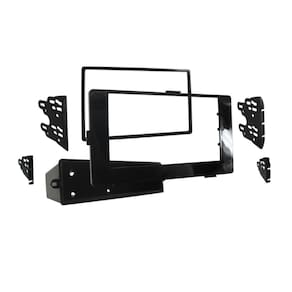 Moldura De Som Mp5 Dvd 1 E 2Din Hilux Corolla Black Piano