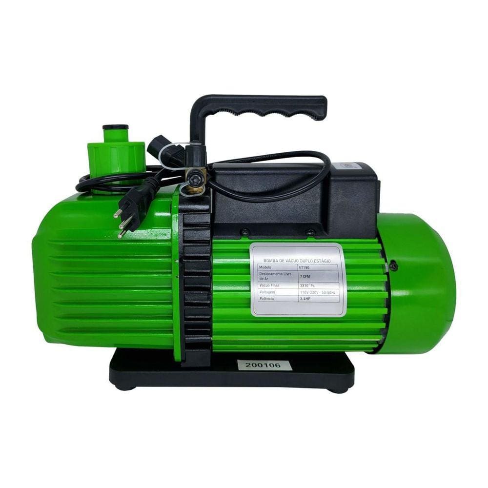 Bomba De Vácuo 7Cfm 7 Cfm Duplo Estágio Bivolt Ecotools