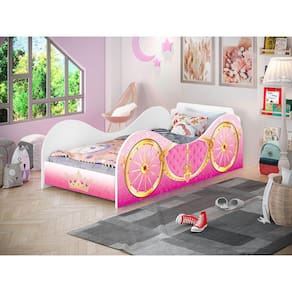 Mini Cama Carro Adesivada P/ Colchao 150x70  - LV MÓVEIS