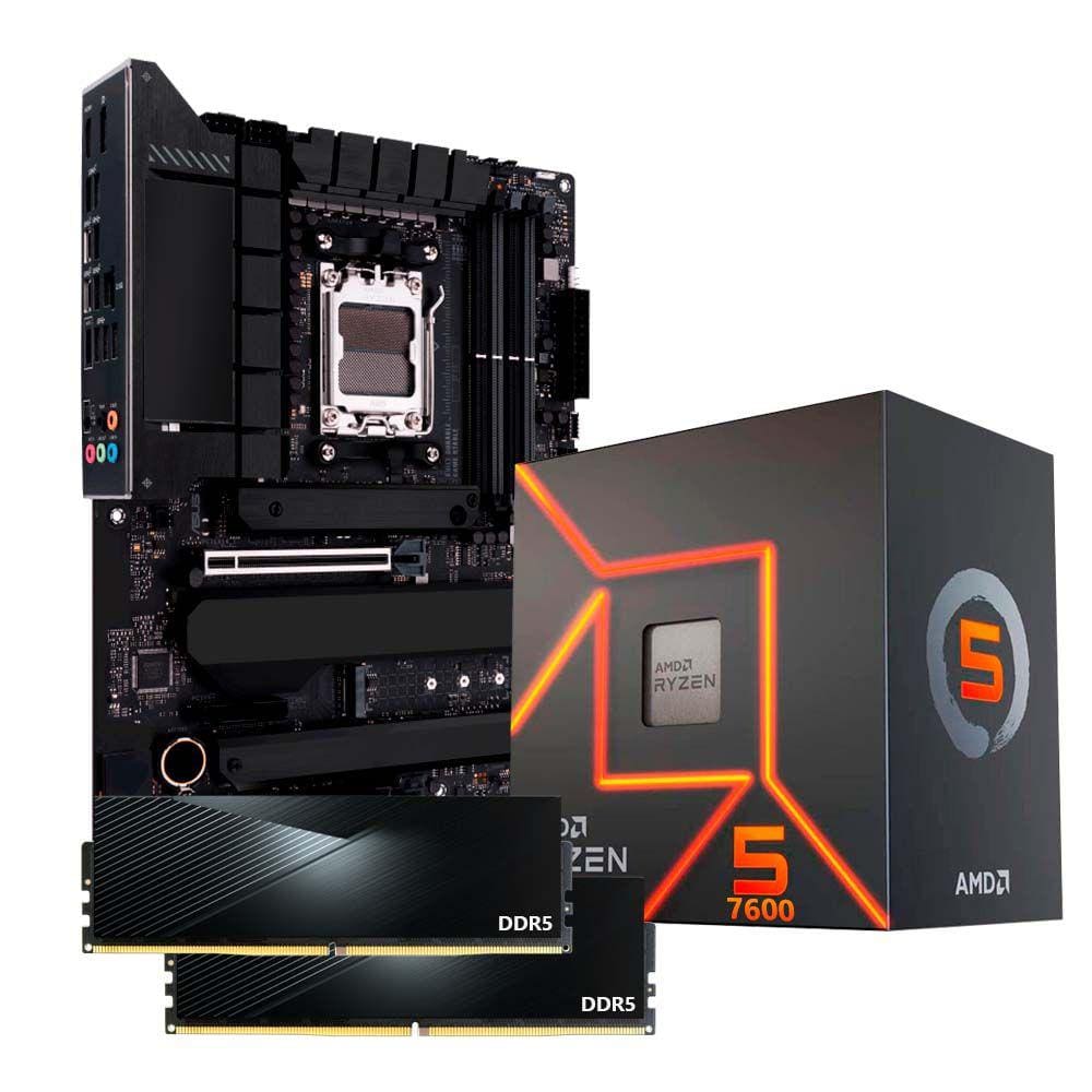 Kit Upgrade Amd Ryzen 5 7600, Placa Mãe X670, 16Gb Ddr5, Neologic - Nli84722