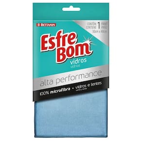Pano Para Vidros Microfibra Alta Performance Esfrebom Bettanin