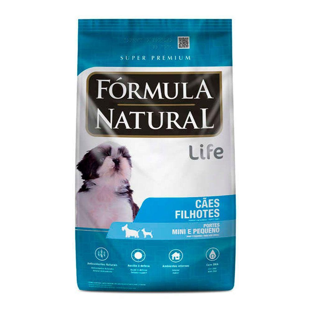 Ração Fórmula Natural Cães Filhotes Raças Mini e Pequenas 7kg