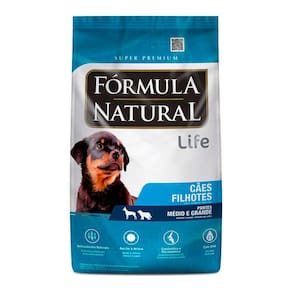 Ração Fórmula Natural Cães Filhotes Raças Médias e Grande 15kg