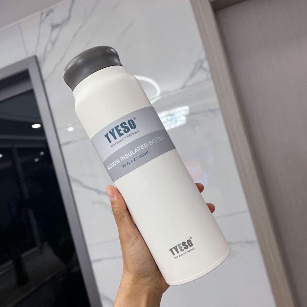 Garrafa Térmica em Aço Inox Multiúso Anti-Vazamento 800ML