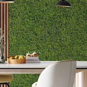 Papel de Parede 15M Adesivo Grama verde Paisagem 3d Vinilico  Estampado Tropical Painel  Auto Colante
