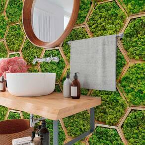 Papel de Parede 9M Tapete de Musgo 3d Verde Estilo Jardim Artificial Adesivo Tropical Auto Colante