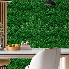 Papel de Parede 15M Adesivo Folhagem Hera Verde  Paisagem Jardim Folha Amazônica 3d Tropical Auto Colante