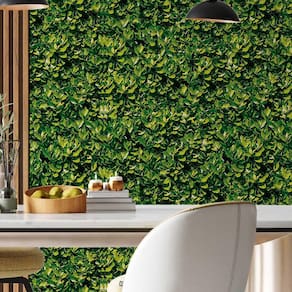 Papel de Parede 15M Adesivo Estilo Painel  Decorativo Flores Tropicais 3d Vinilico Paisagem Natural Auto Colante
