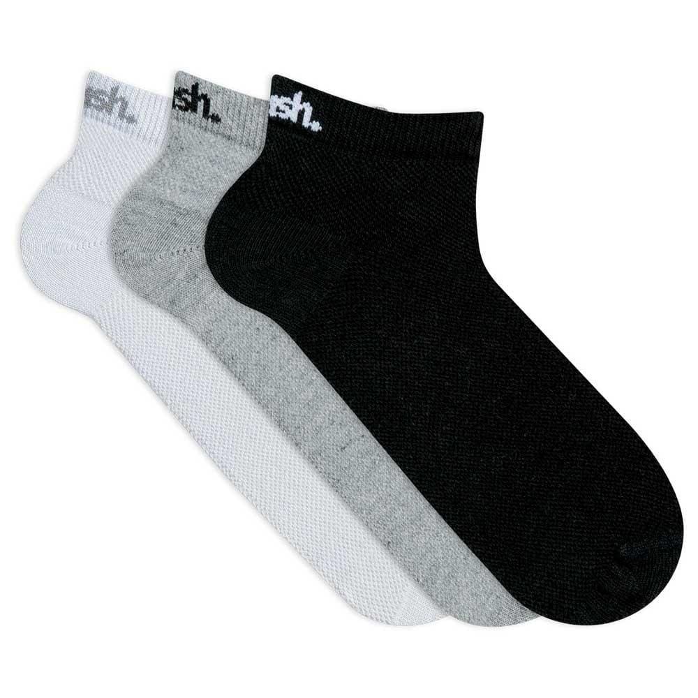 Kit 3 Pares Meia Sapatilha Mash Algodão Esportiva