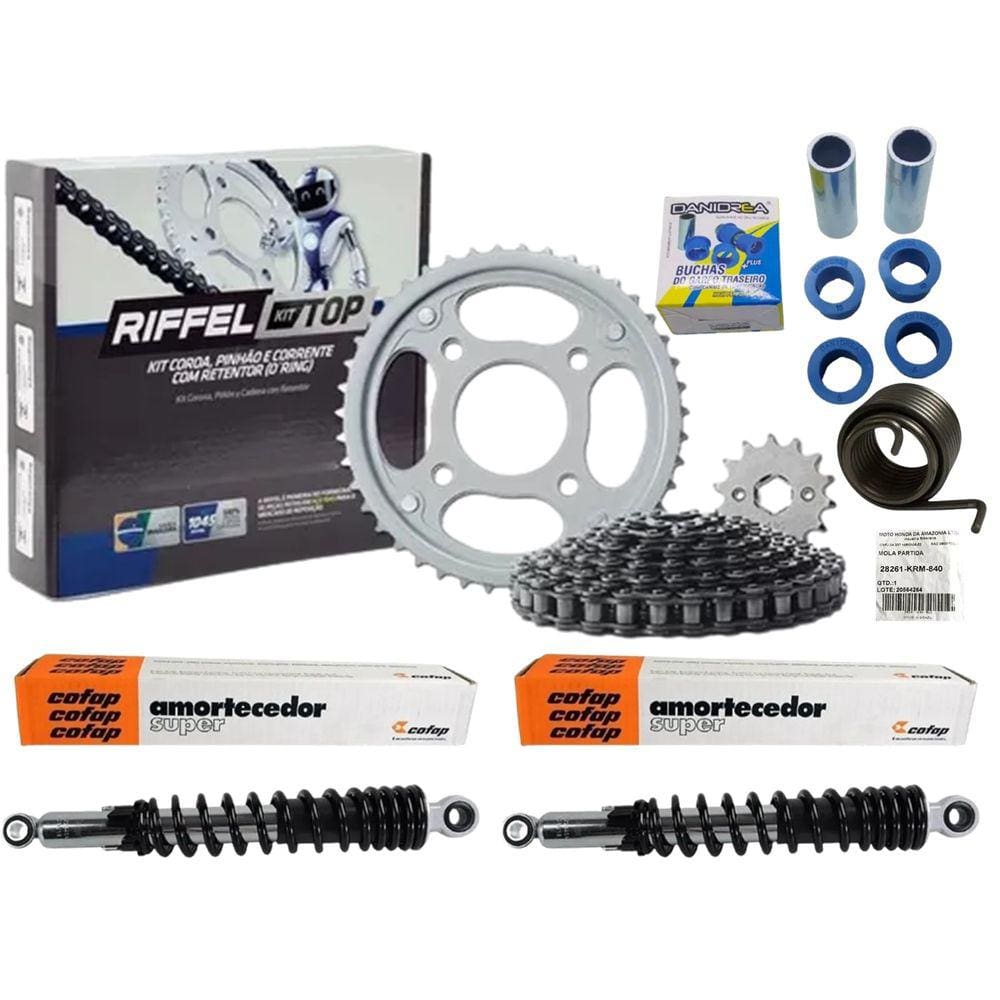 Relação C/ Retentor, Bucha, Amortecedor, Mola Titan150 04.14