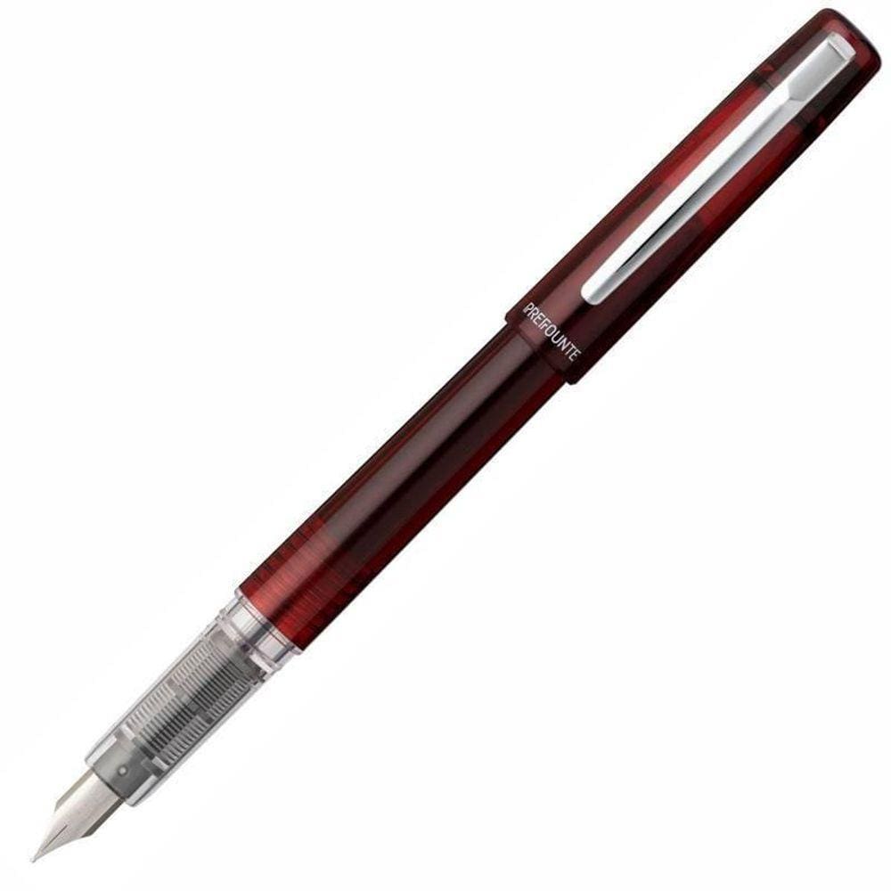 Caneta Tinteiro Platinum Prefounte Crimson Red F