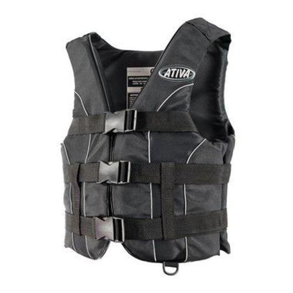 Colete Ativa 55 Salva Vidas Classe V Homologado Jetski Preto