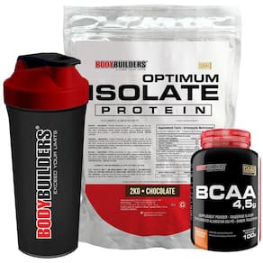 Kit Optimum Isolate Whey Protein 2Kg+ Bcaa 100G