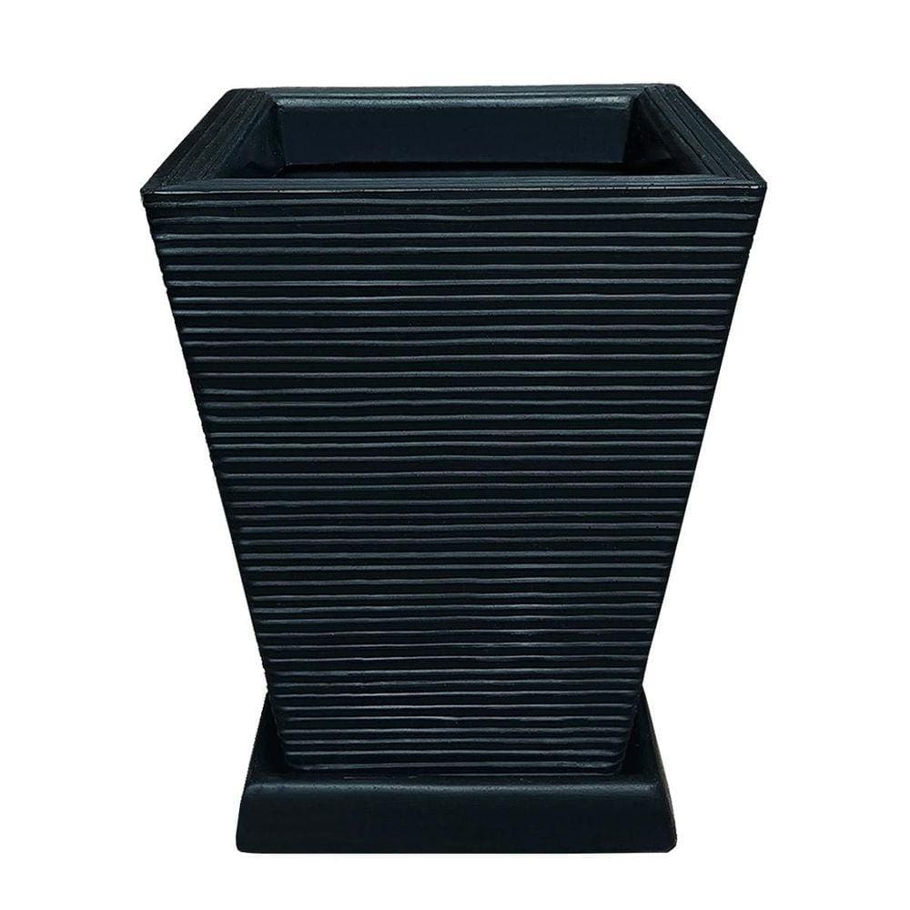 Vaso De Planta Decorativo Polietileno 45X35 + Prato Preto