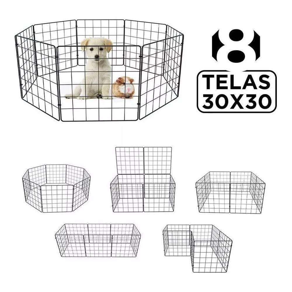 Cercadinho Móvel Pet Pequeno Porte Para Cachorro, Gato