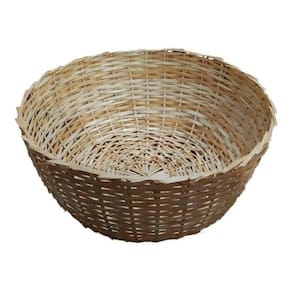 Kit 4 Balaio Bambu 50cm Cesto Palha Artesanal Decoração