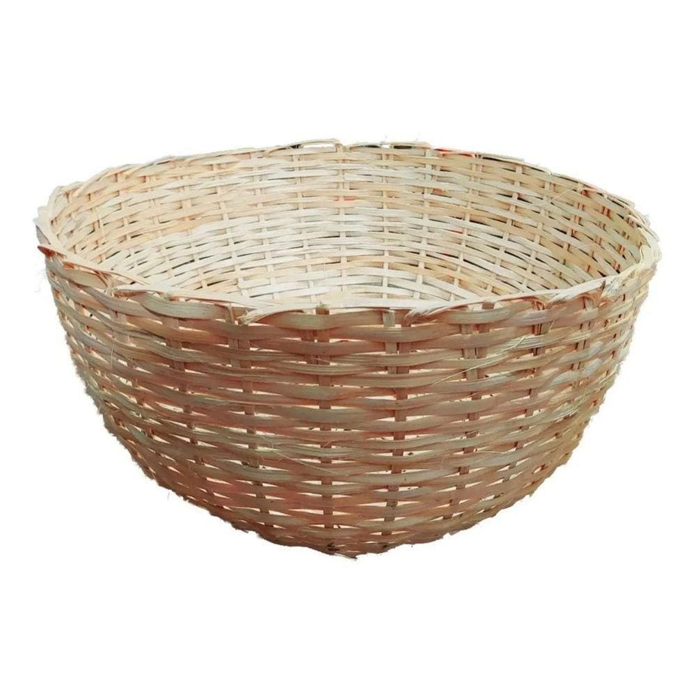 Kit 20 Balaio Bambu 50cm E 40cm Cesto Artesanal Decoração