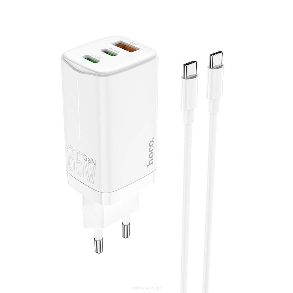 Carregador Rápido Hoco Gan 65W Pd Cabo Usb C 100W 1 Metro