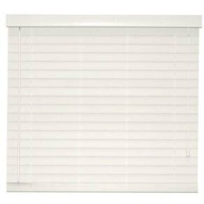 Persiana Faux Wood Em Pvc 50Mm 120X140 Branca