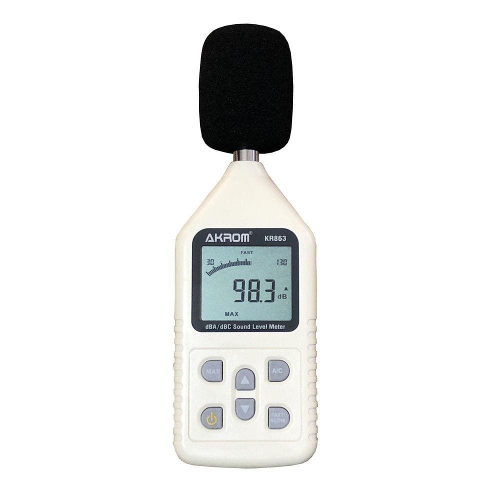 Decibelímetro Digital Com Ponderações A E C - Akrom Kr863