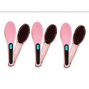 Kit com 3 Escovas Alisadora Elétrica Chapinha