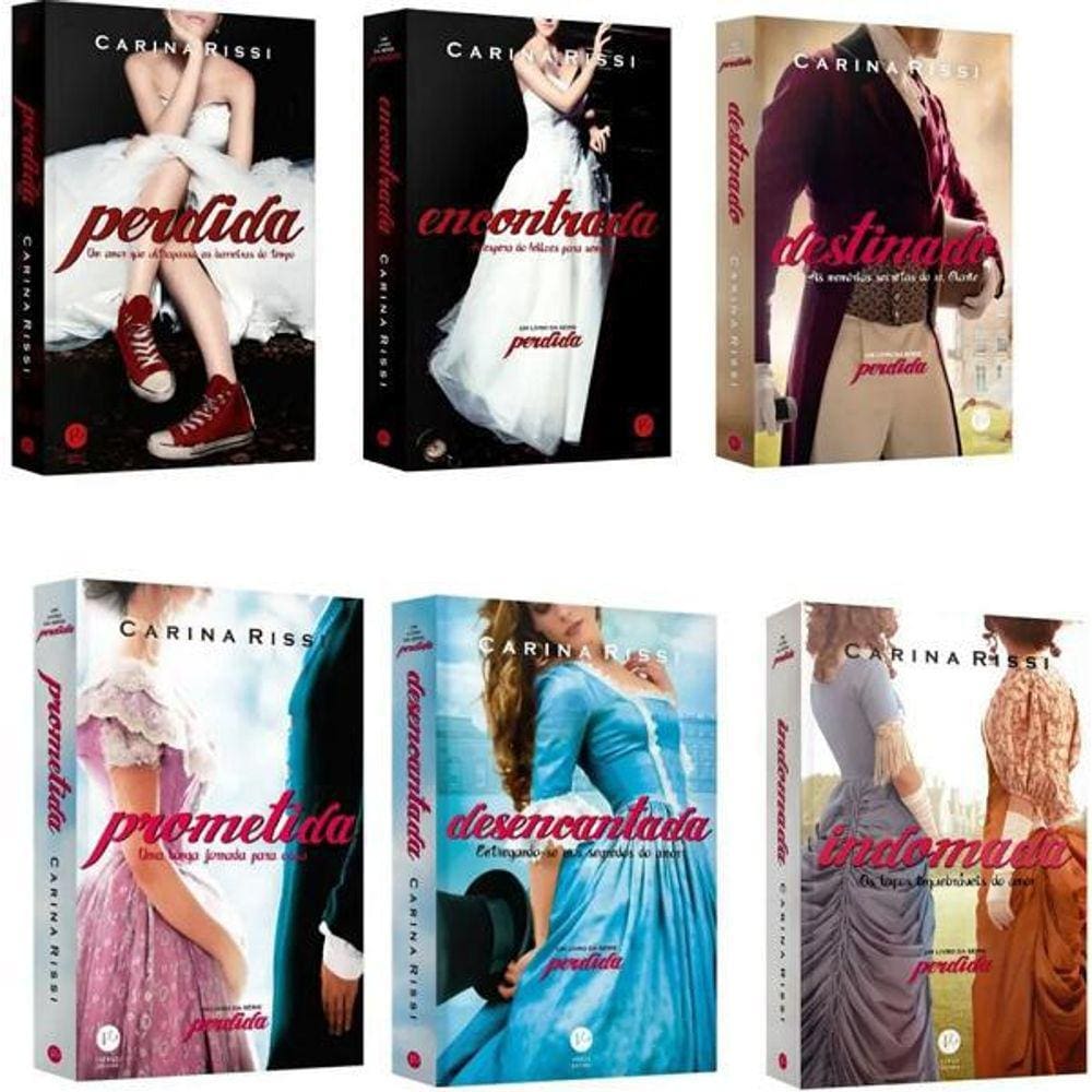 Kit Perdida 7 Livros Carina Rissi Inclui Indomada