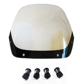 Bolha Moto Honda Nx350 Sahara Cristal Com Bucha E Parafusos