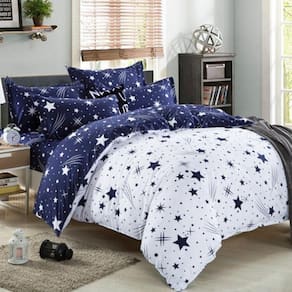 Jogo De Cama Casal Comum Completo 7 Peças Edredom 240X240Cm