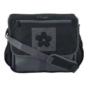 Bolsa Daisy Diaper - Black Gray.Simplygood