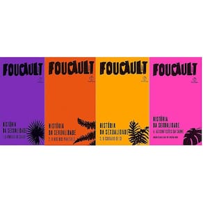 Kit 4 Livros A Historia Da Sexualidade Michel Foucault