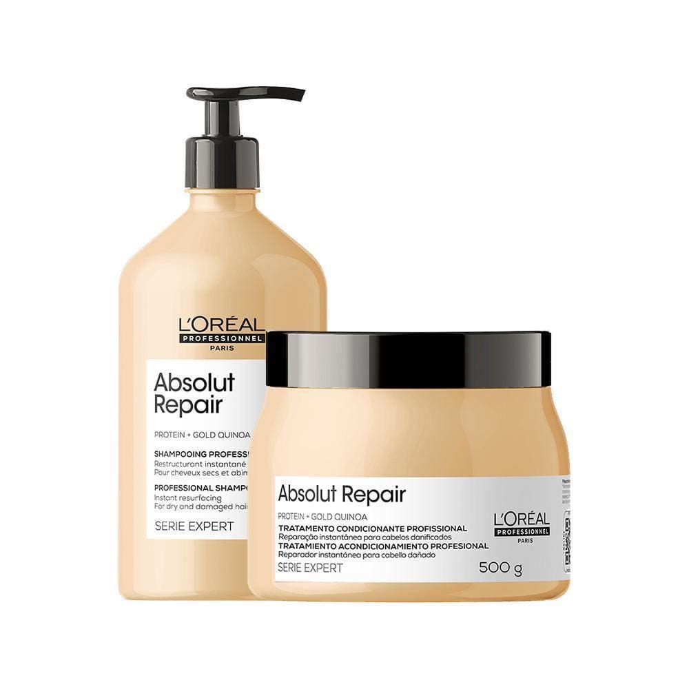 Kit L`Oréal Pro Absolut Repair Gold Quinoa - Sh E Másc
