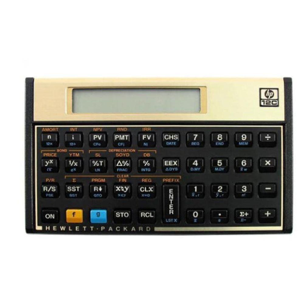 Calculadora Hp 12C Financeira Gold