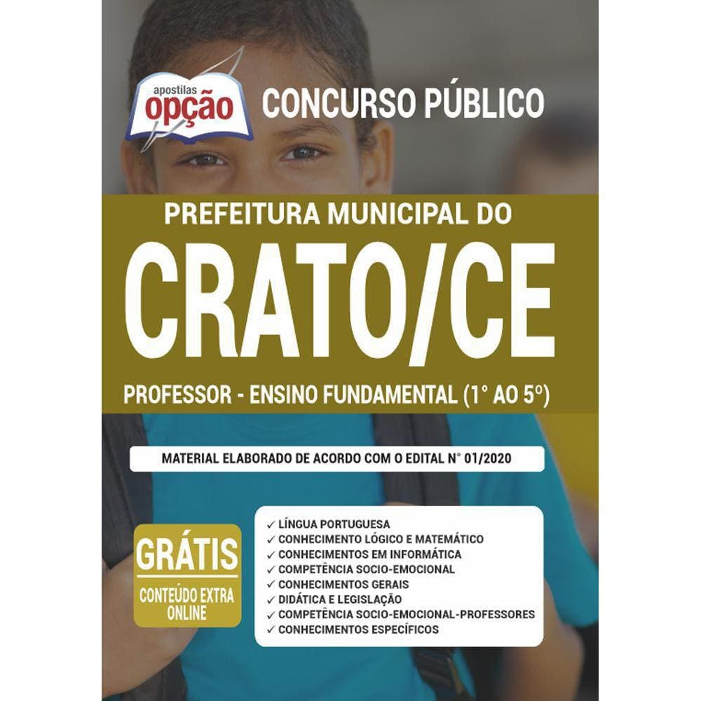 Apostila Concurso Crato Ce - Professor Ensino Fundamental 1