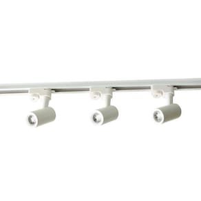 Trilho 03 Spot Led Teto 980Mm 6W Branco Luz Amarela Ecoforce