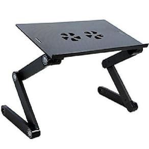 Mesa Para Notebook Dobrável Com Cooler Cor Preta