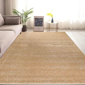 Tapete Sala 300X400 Cm Alto Relevo Realce Liso 72 Bege
