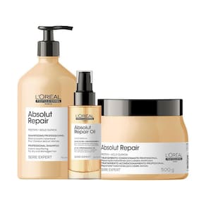 Kit L`Oréal Pro Absolut Repair Gold Quinoa-Sh E Másc E Óleo