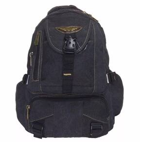 Mochila Lona Kvn Ja9701 Keuven Preta