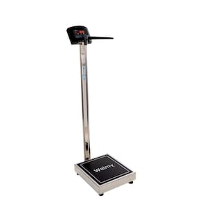 Balança Premium Digital Com Antropômetro W200/50A Inox Welmy