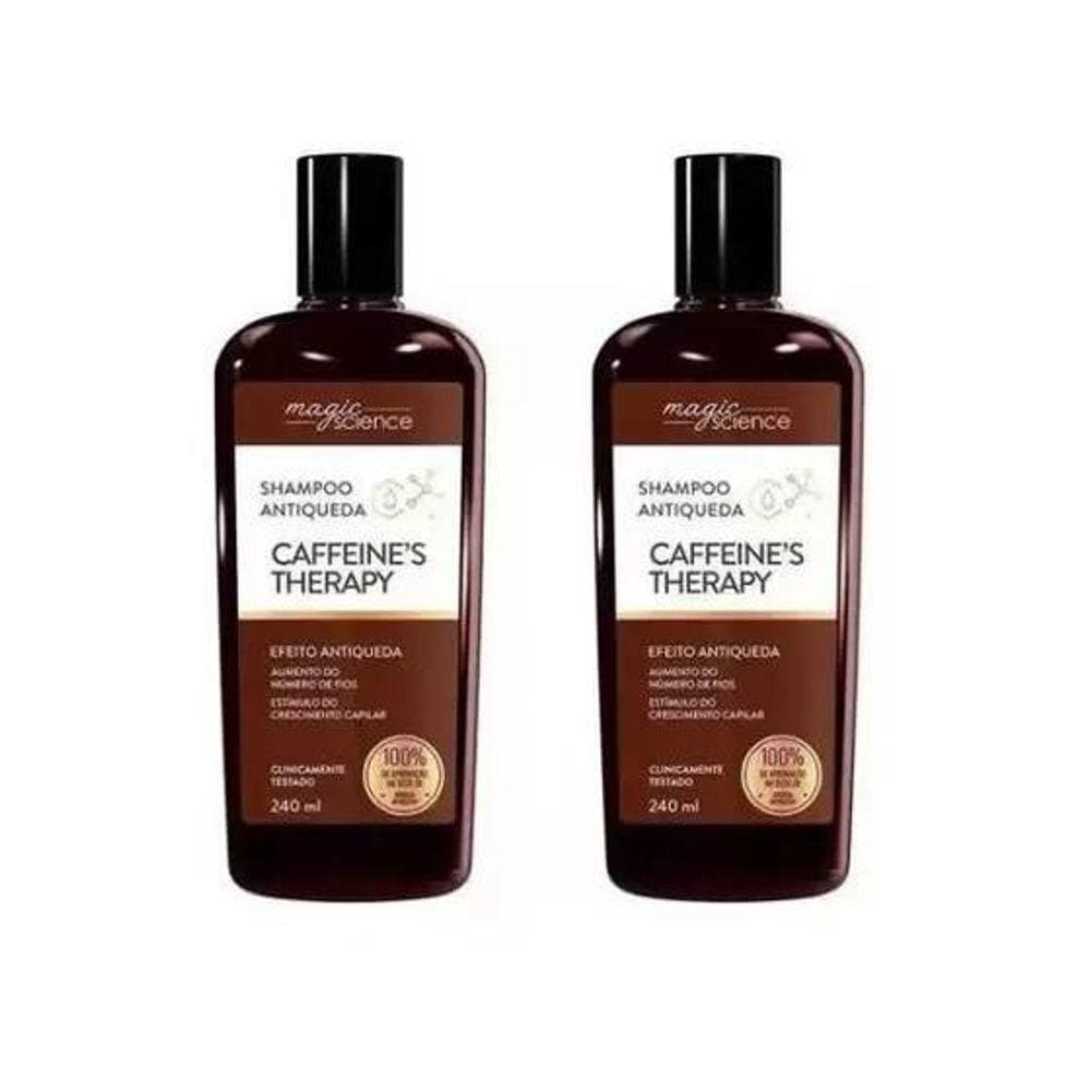 Shampoo De Café Magic Science 2 Unidades 240 Ml Cada