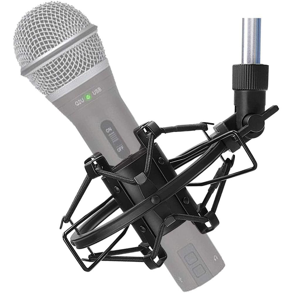 Shock Mount, Aranha P/Microfone Dinâmico Sm58,Q2U,Atr2100X