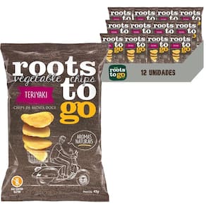Roots To Go Batata-Doce Teriyaki 45G  12 Pacotes