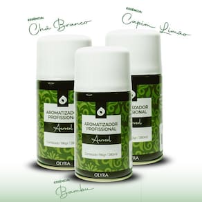 Kit 3 Aromas Mais Vendidos Recarga Profissional Aero