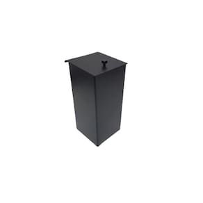 Lixeira Inox Preta Para Banheiro