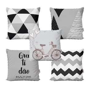 Almofadas Decorativas Preto E Branco Para Sofá 40X40