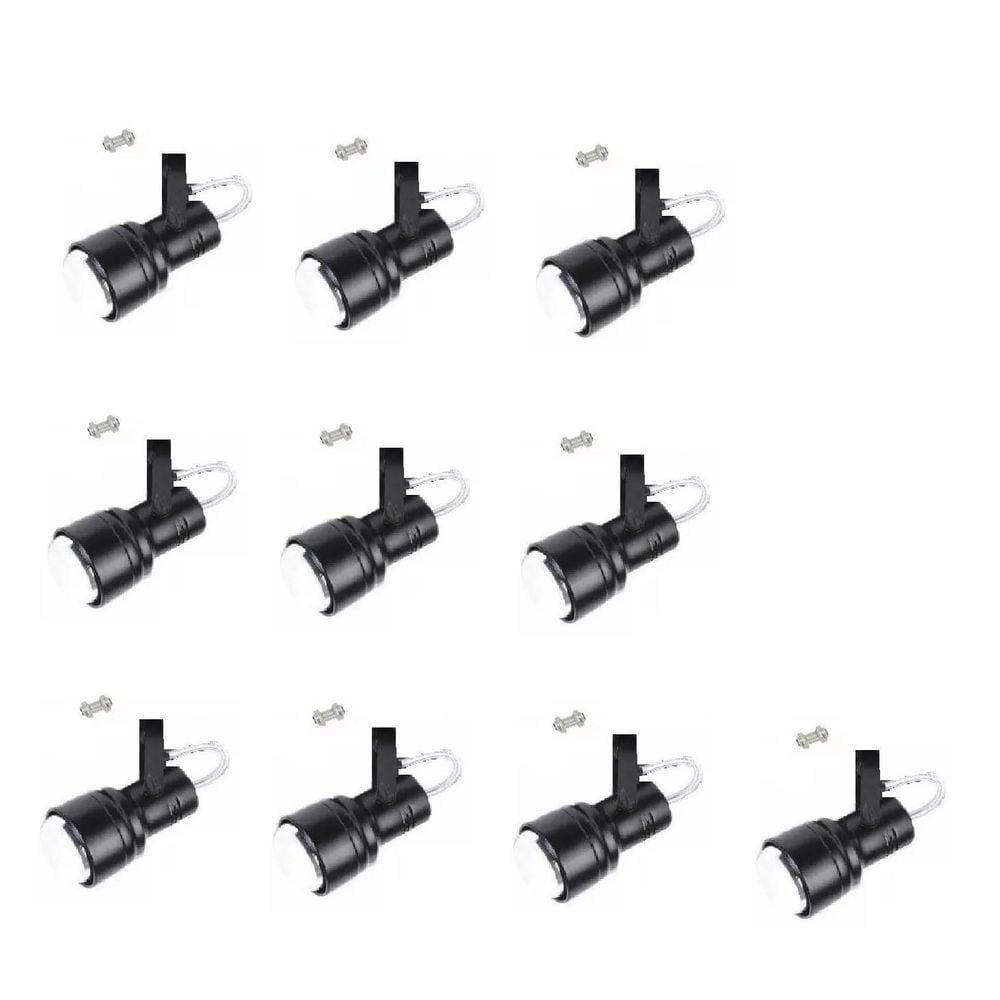 Kit 10 Spot Trilho Perfilado Eletro calha Par20 Bulbo OL4