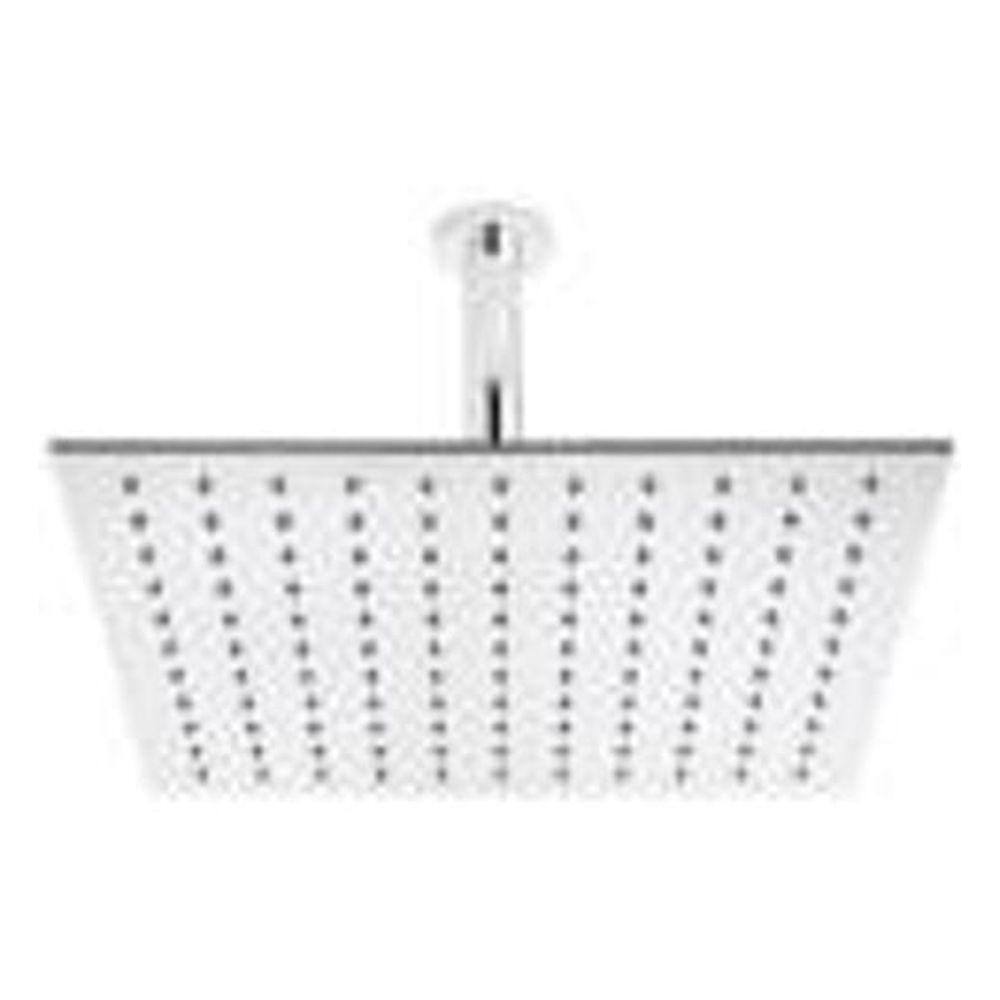 Ducha De Teto Inox Ss304 Slim 25X25 Com Braço