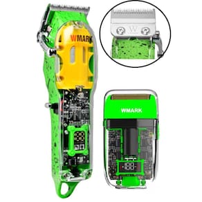 Kit 2 Maquina Corte E Acabamento Wmark Ng308 + Ng988 Verde